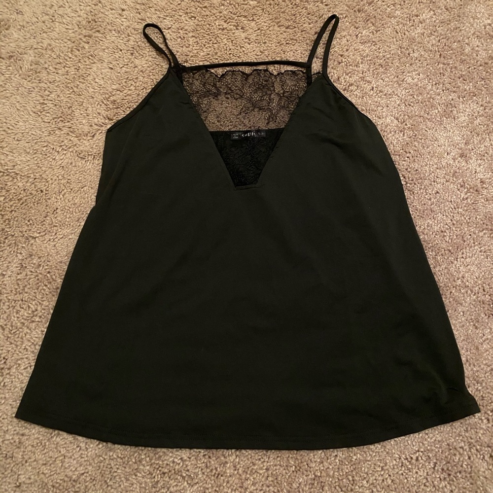 Shein black tank top